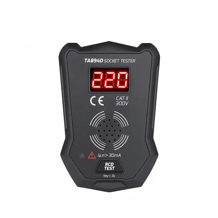 Оптовая продажа TA894D 175V ~ 250V тестер напряжения Великобритания штепсельная вилка настенный тестер