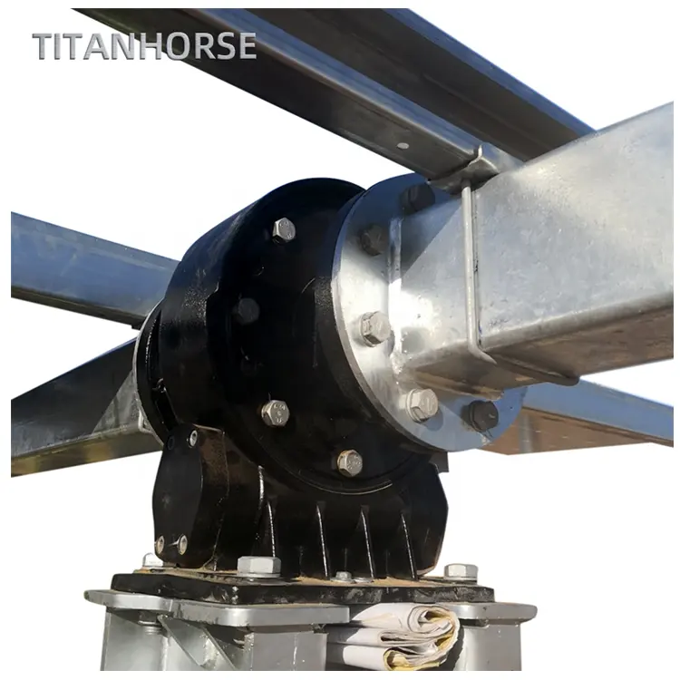Titanhorse vertical slewing drive can be used for solar tracker system