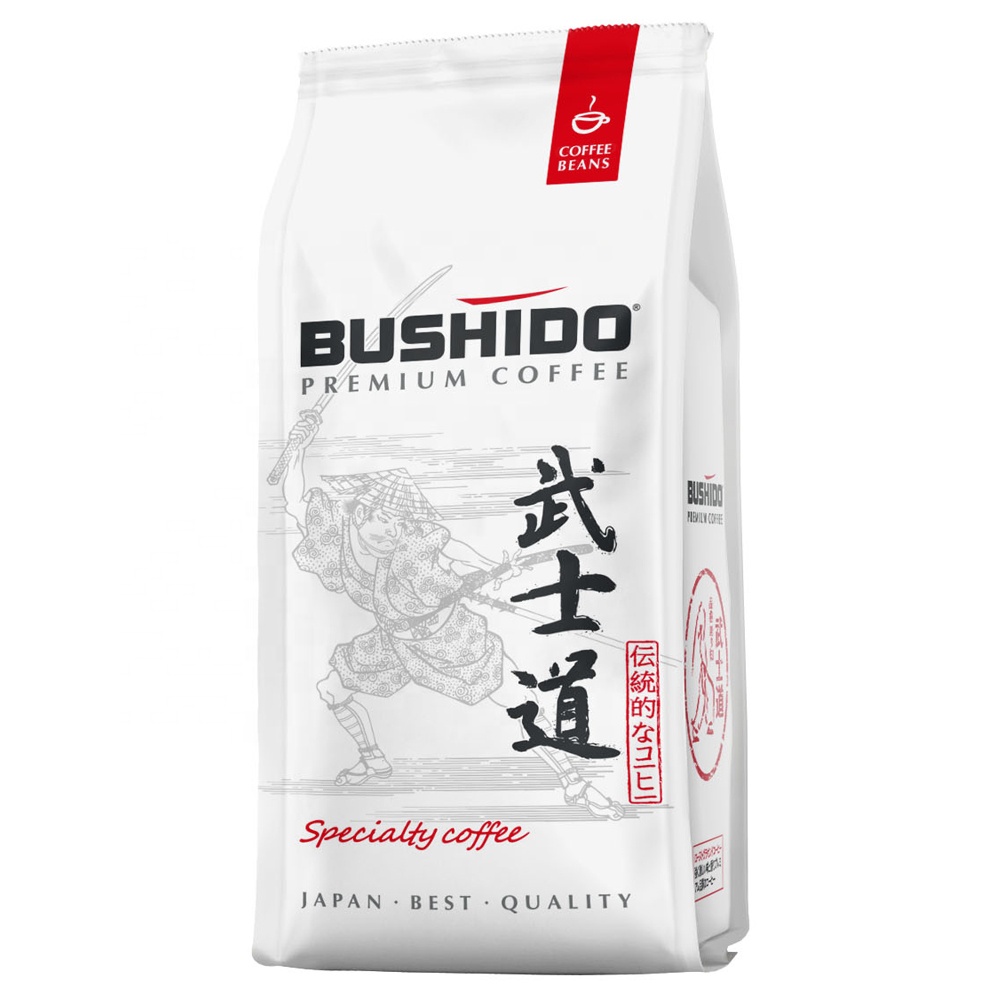 Специальная кофейная зерна BUSHIDO 227 г. В упаковке