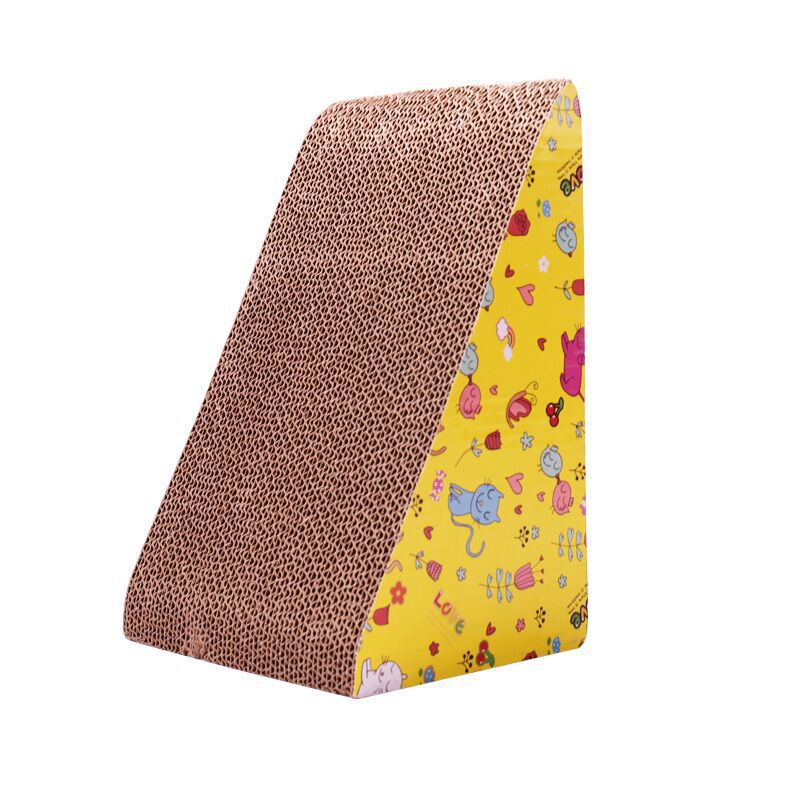 High quality Cat Scratcher Cardboard Cat Scratch Pad with Premium Scratch Textures Design