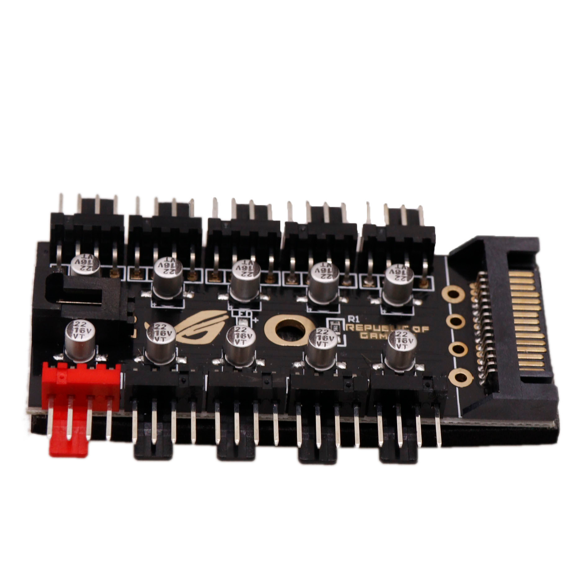 Cooler Cooling Fan Hub Splitter Cable hub Integrated Circuits PC Computer SATA