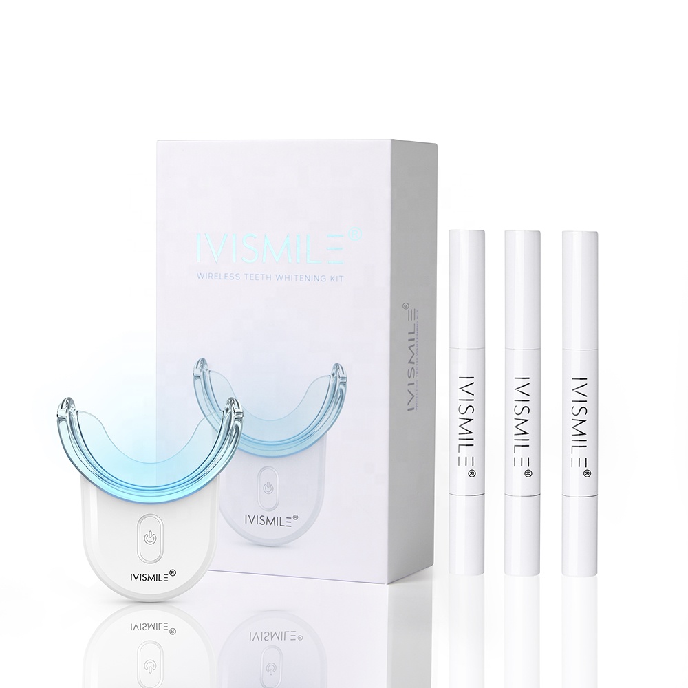 Custom Label Home Use Teeth Whitening 32 Blue led Light Kit Wholesale Effective Remove Tooth Stains