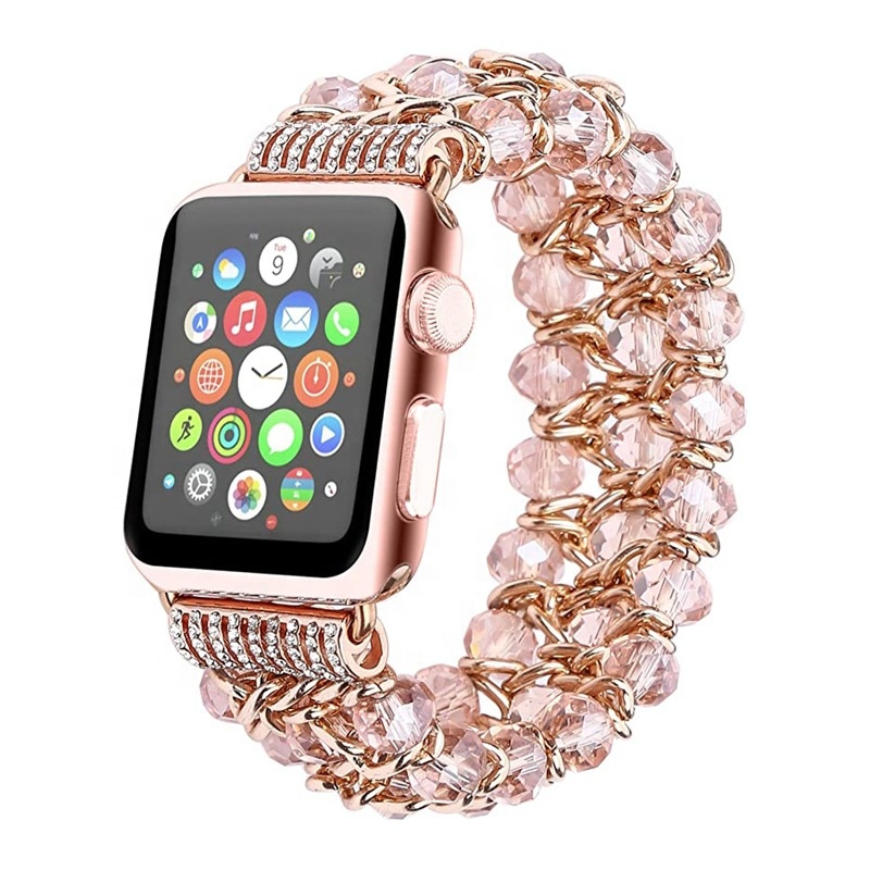 Женские украшения из бисера, ремешок для часов, сменный Браслет для Apple Watch 38/42 мм, для iwatch Series 7