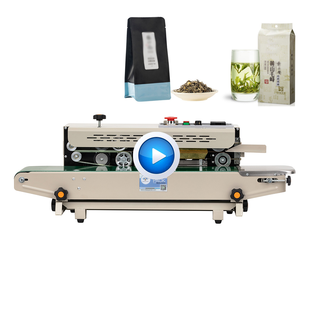 Bespacker Automatic FR-880 High Quality Continuous Food Snacks Bag Sealing Machine With Counter