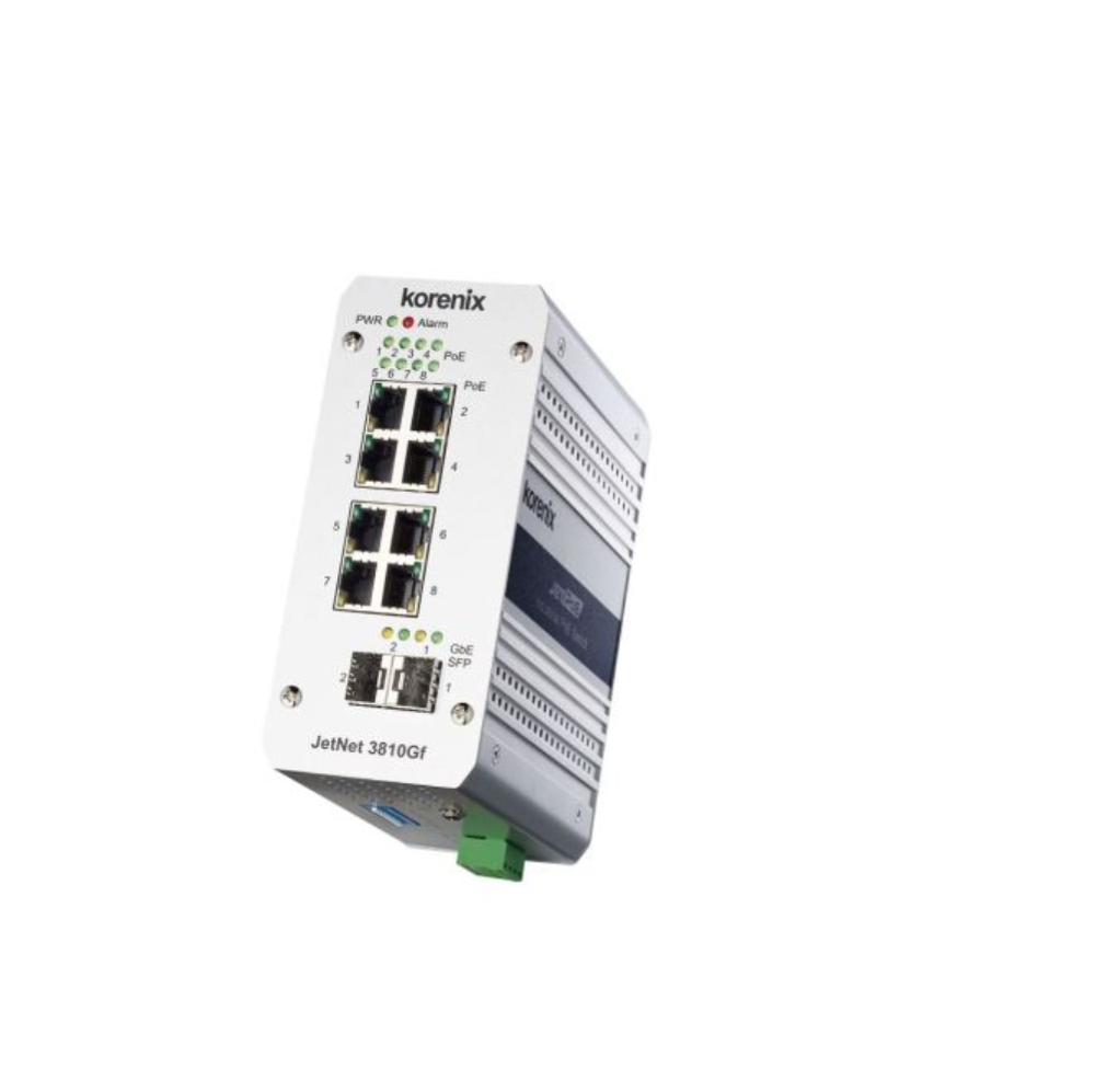Промышленный усилитель Korenix JetNet 3810Gf 8 + 2 GbE / FE SFP