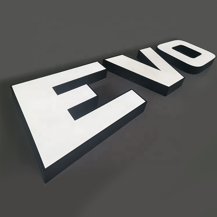 Пользовательские светодиодные channel letters sign light 3d led letter lights sign custom led sign