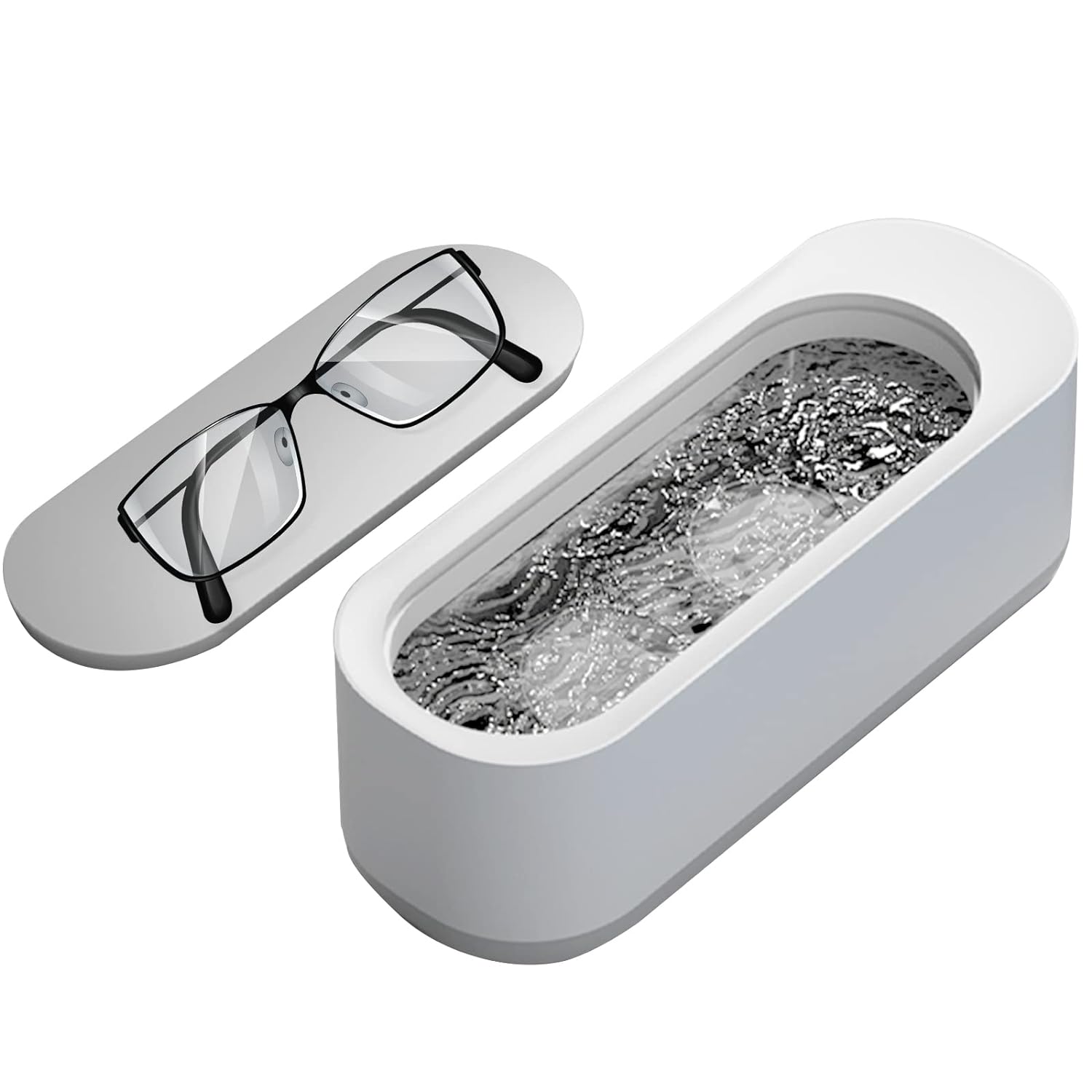 Glasses Cleaning Watch Jewelry Portable Mini Ultrasonic Cleaner