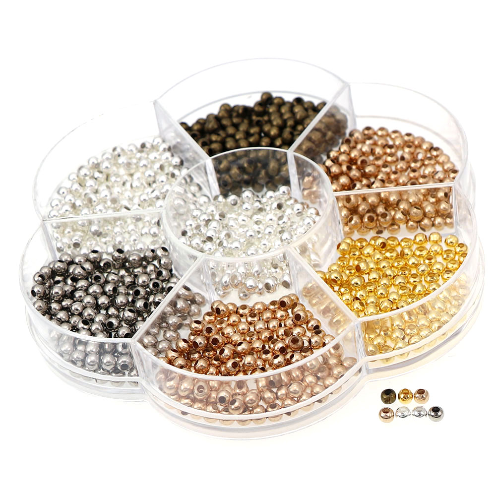 Wholesale Beads Jewelry Accessories DIY Necklace Bracelet Spacer Bead Braided Rope Beaded Findings Making