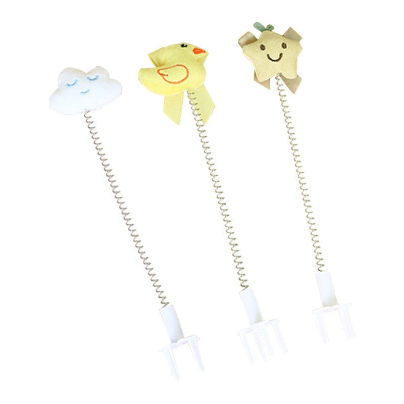 New Cat Scratcher Spring Bell Swing Ball Plastic Funny Cat Elastic Swing Toy Pet Cat Self Interactive toys Hot Sale 3pcs