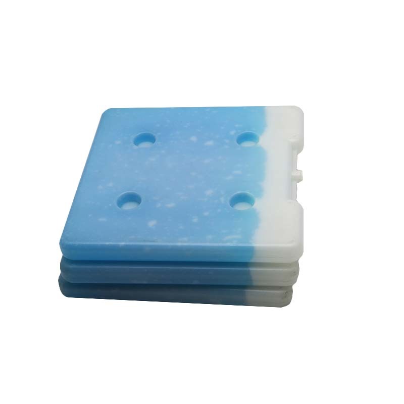 Food Safe Eco-Friendly PCM Gel Eutectic Cold Plate Insulated Thermal iced Plate for Frozen Food Camp Made of HDPE and PE