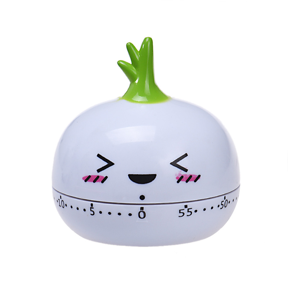 Kitchen Timer 60 Minutes Cute Fruit Animal Plastic Mechanical Cooking Timer Reminder Temporizador Cocina Kitchen Countdown Clock