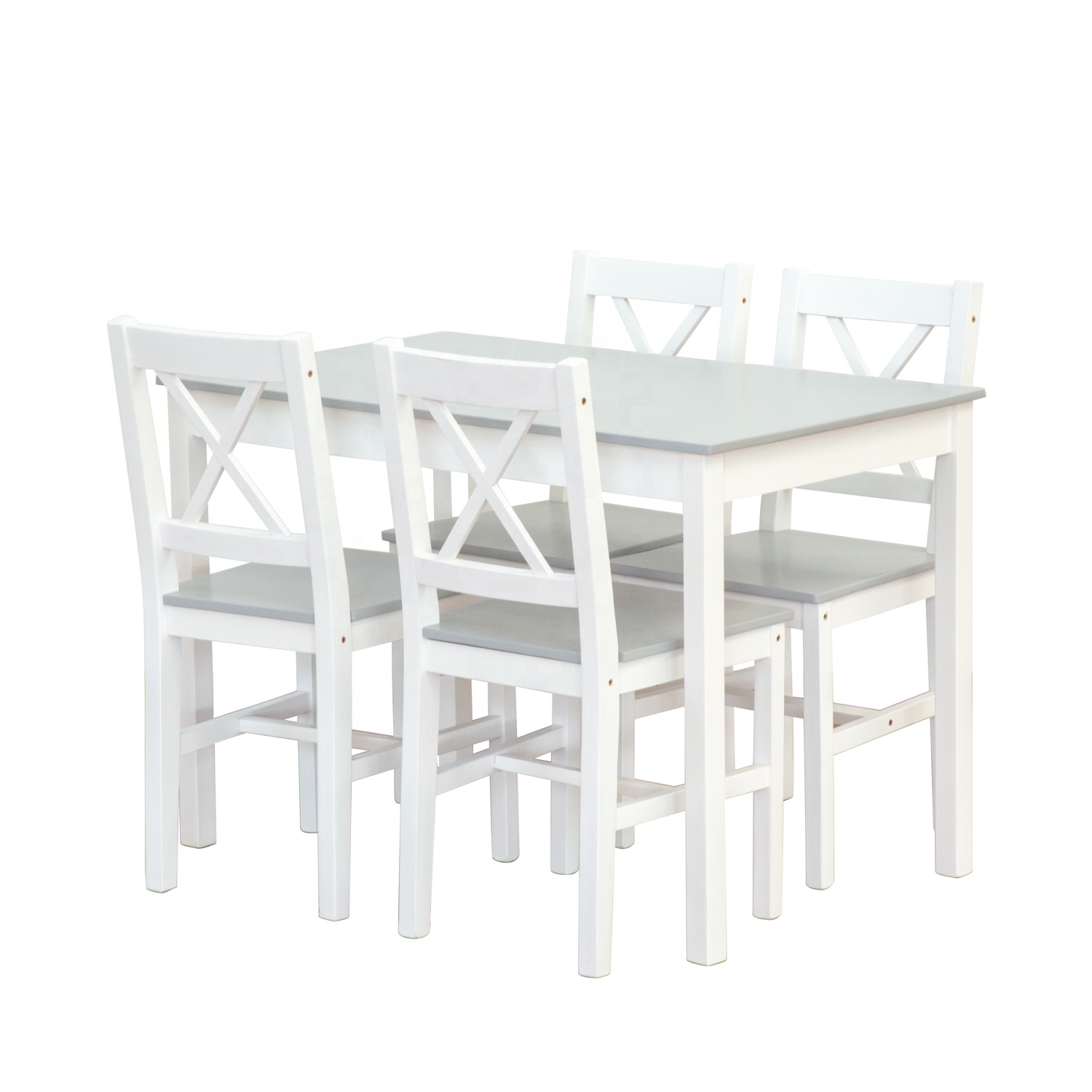 Factory Directly Selling Solid Wood Dining Table and Chair