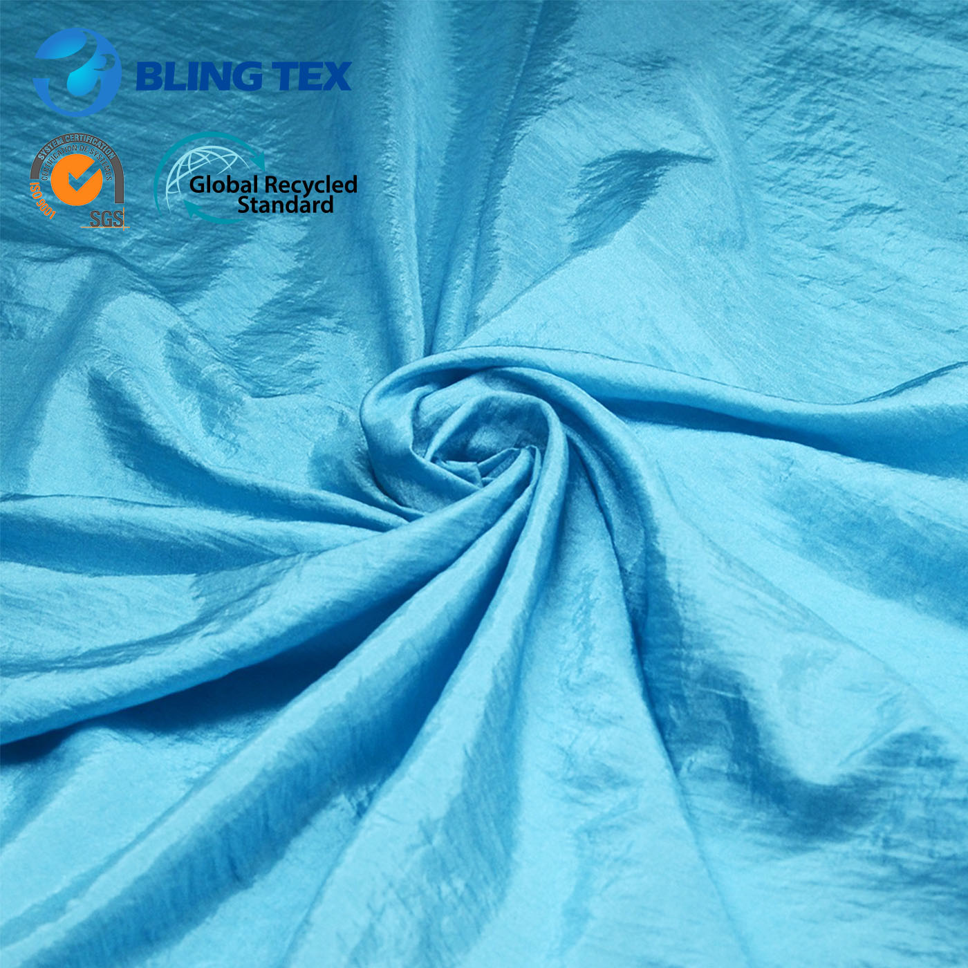 70D Wrinkled nylon Fabric 100%nylon 210T crepe nylon material outdoor fabric