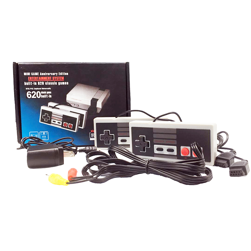 Ретро портативная игровая консоль со встроенными 500/620/621 играми, Мини ТВ-игры для NES US 8 бит, Ретро Классический Портативный игровой плеер, игрушка
