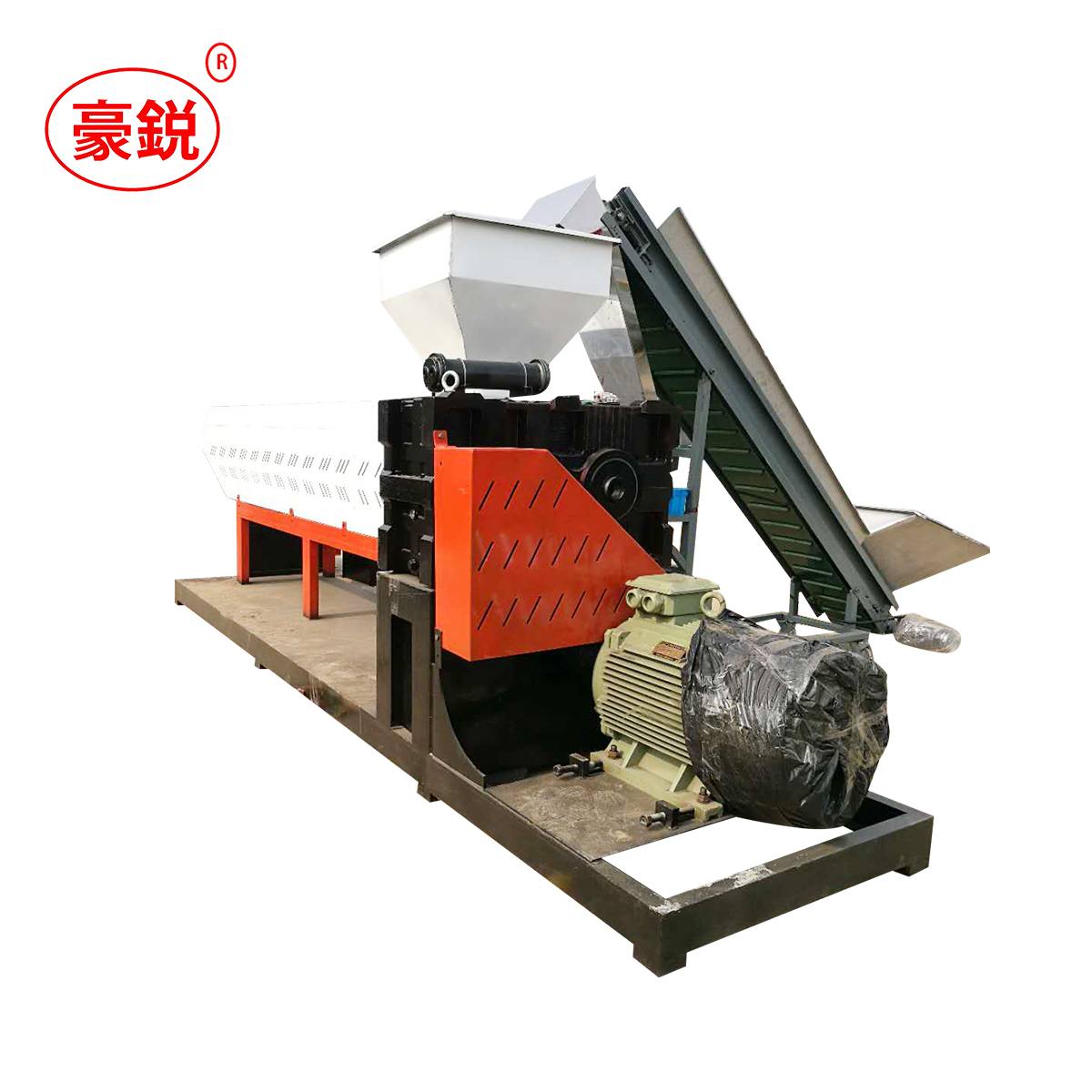 Plastic Material Extrusion Plastic Pelletizer Line PP/PE Granulator Haorui
