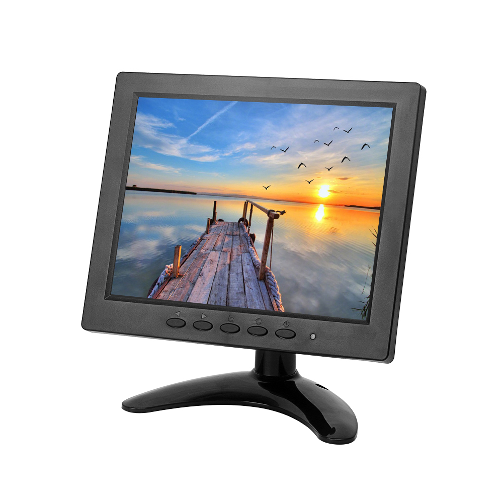 Usb 8 дюймовый ЖК-монитор Cctv Full Hd Автомобильный настенное крепление Емкостное касание монитор с сенсорным экраном