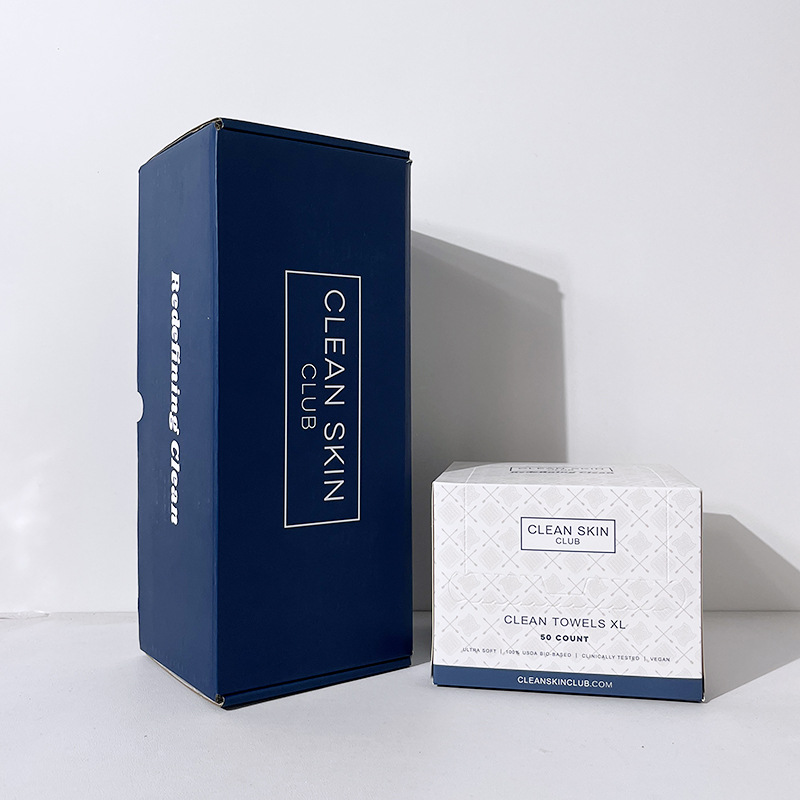 Wholesale 50PCS Ultra Soft Biobased Cotton Tissues Disposable Face Towelette Facial Washcloth Makeup Remover Dry Wipes Salon Use