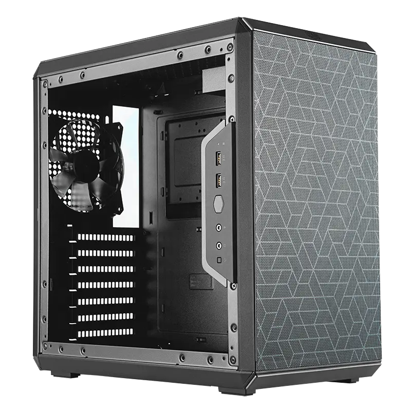Hot Sale Mini Computer Case CoolerMaster Q500L Black Mini ITX Case PC Gaming CASE Mini Tower