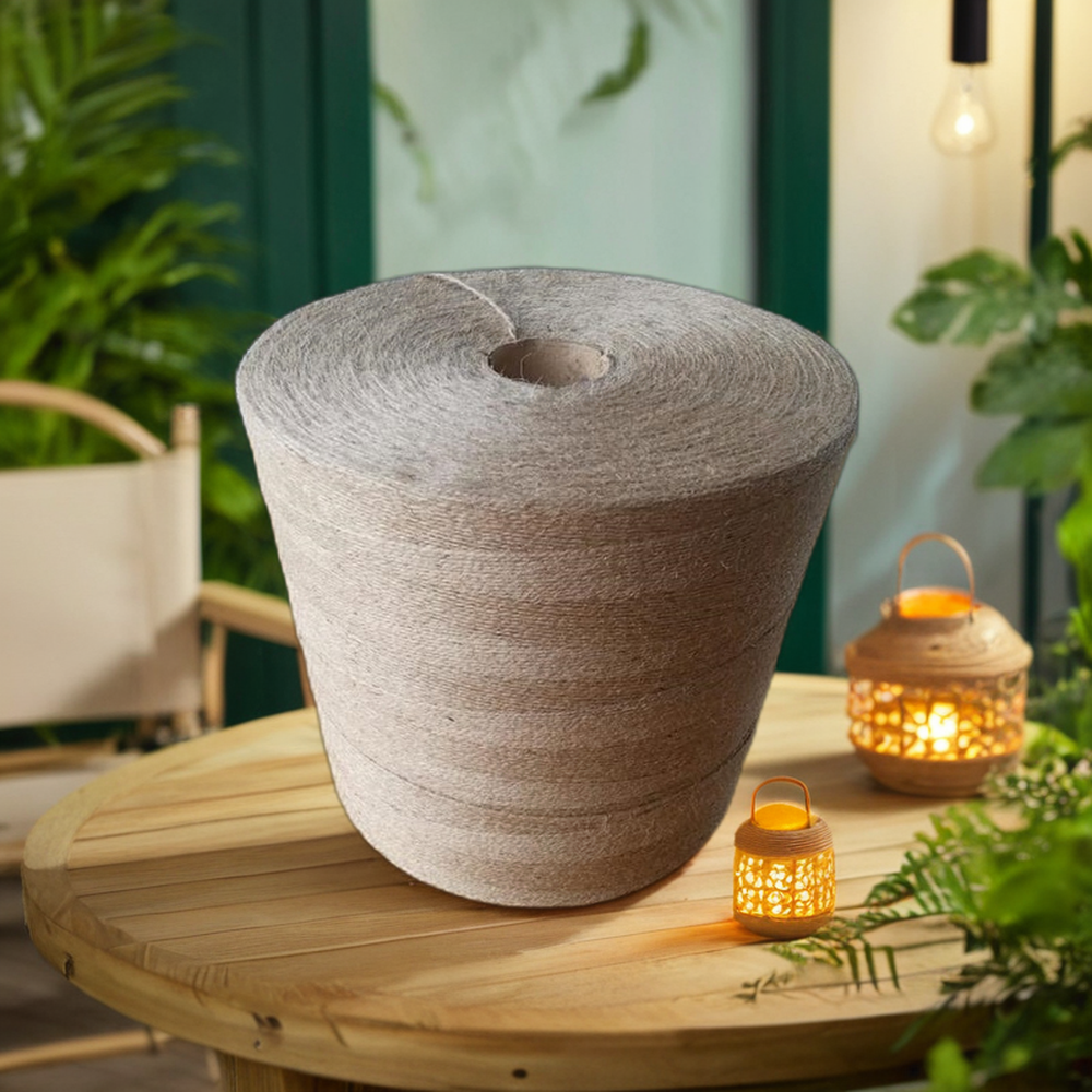 10lbs/1 Ply High Quality 100% Jute Yarn Hessian Wholesale 100% Jute Yarn from Bangladesh