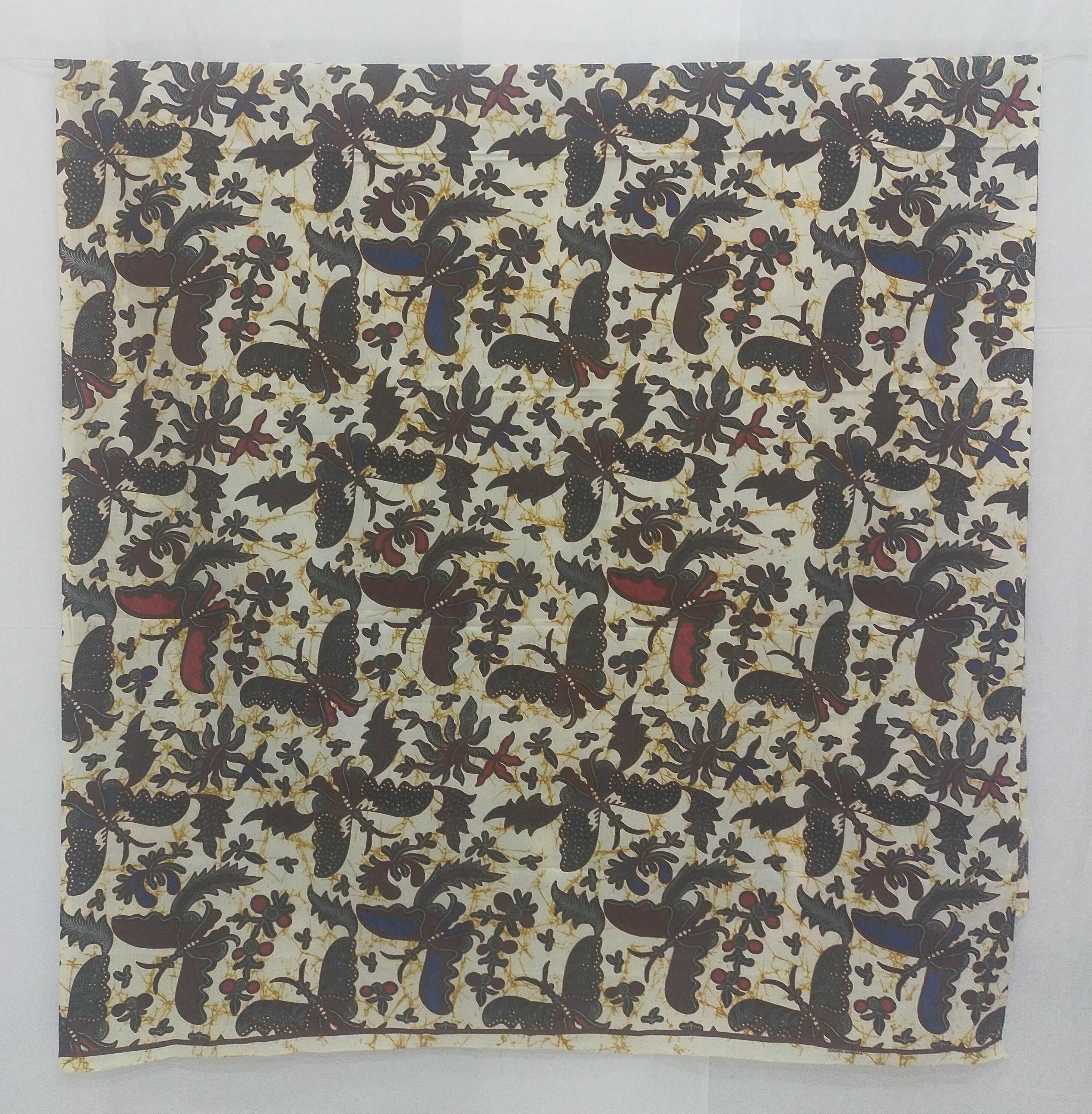 Legong Batik Brown Butterfly Cotton Sarong Hot Sale Premium Quality from Indonesia with Competitive Best Price
