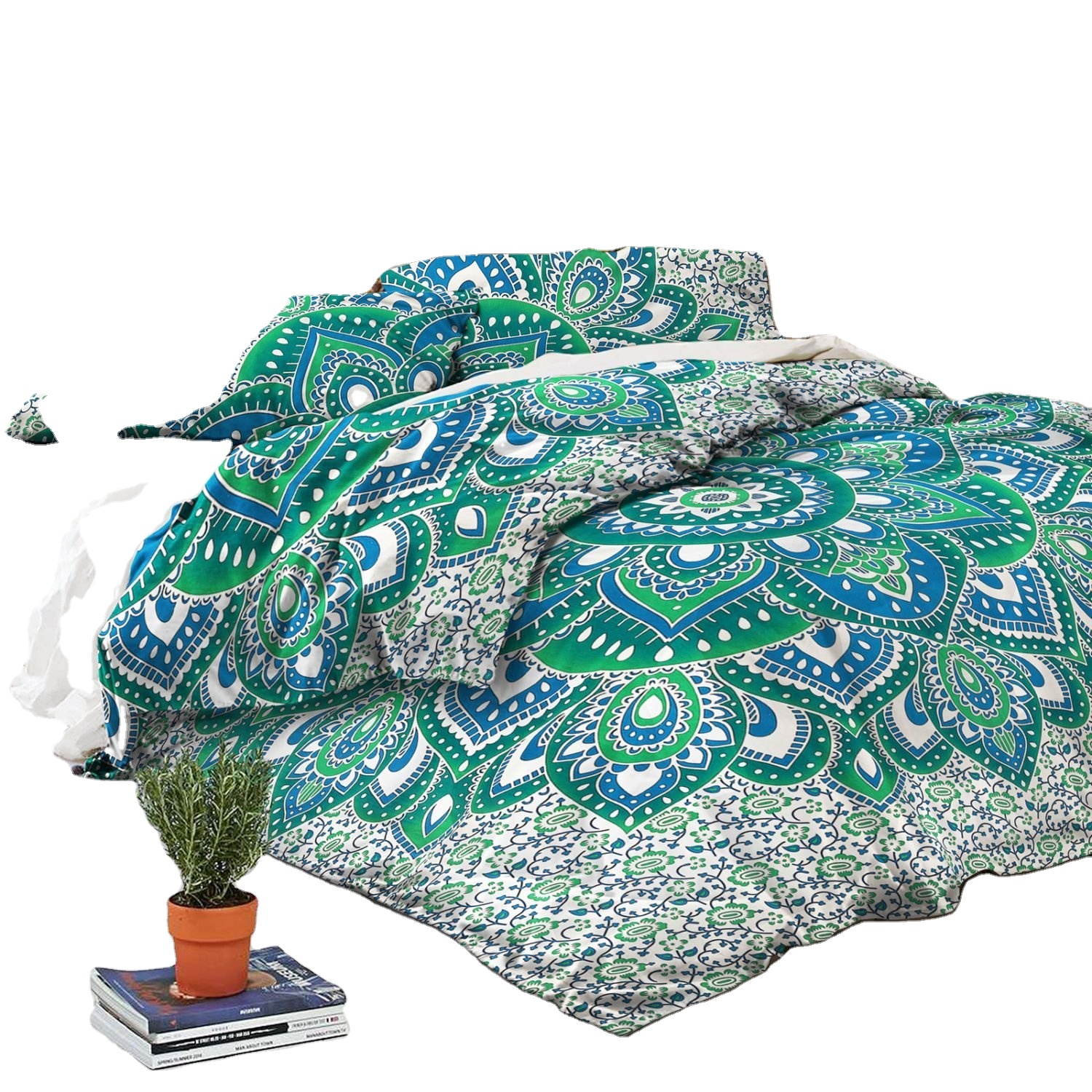 Пододеяльник с индийской мандалой/Doona/комплект пододеяльников King/Queen/Single/Double Size постельное белье