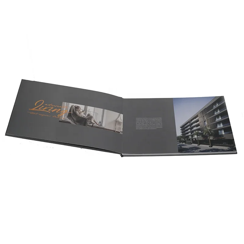 Customized Print Hard and Softcover Brochures/Publishing /Booklet/Magazine/catalog Book for real estate and property business
