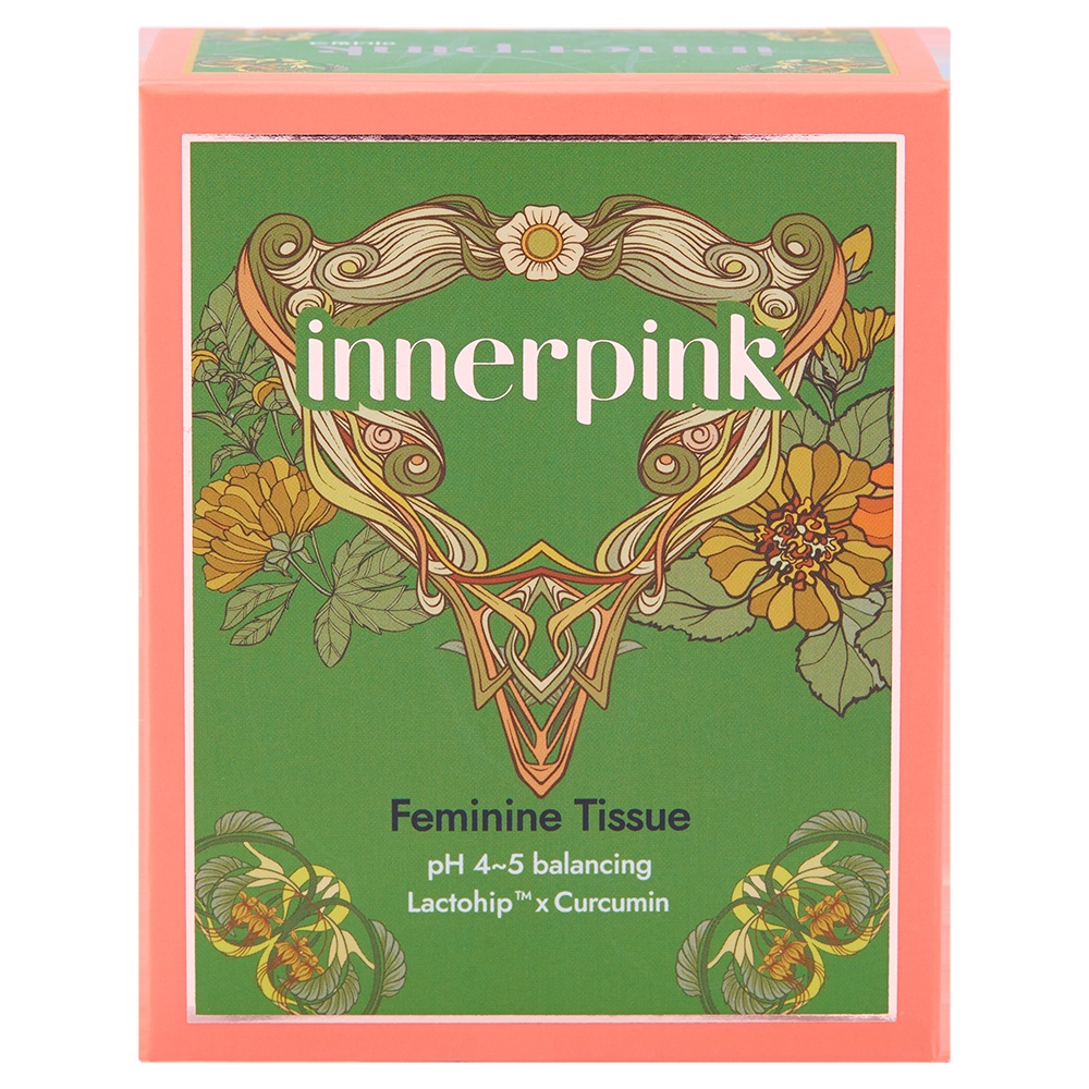 Best Selling Feminine Care Hygiene innerpink Feminine Tissue Safe vegan ingredients Bulgarian mugwort oil and Cypress water