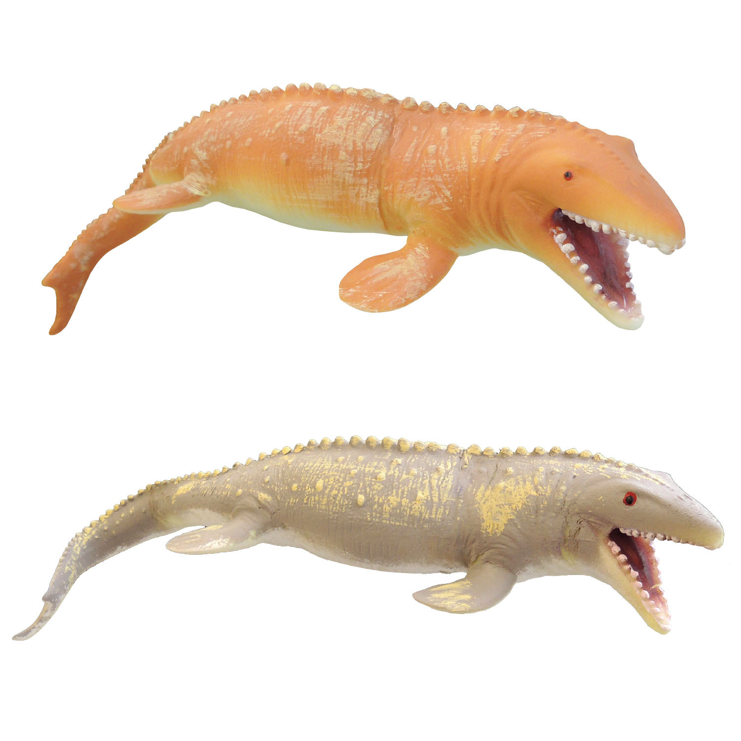 OEM wholesale High Quality Funny Stretchy Squeeze Soft TPR Sea Animal Collection Prehistoric Shark 2 with cotton toy for kids