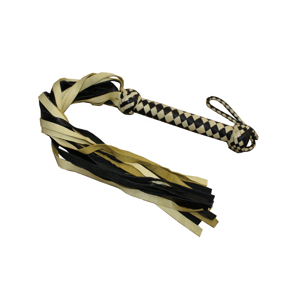 LEATHER BULLWHIPS FLOGGER BLACK WHIPS 20 PCS SOFT TAILS