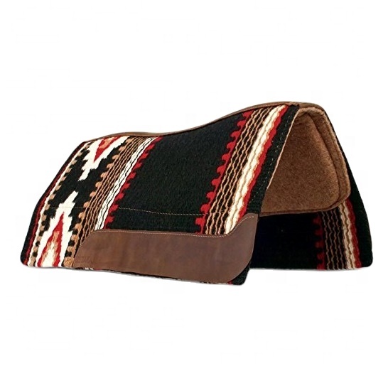 Horse Saddle Pad \Horse Saddle Pad Western Hot Selling Wool Felt Horse Western Felt Saddle Pad