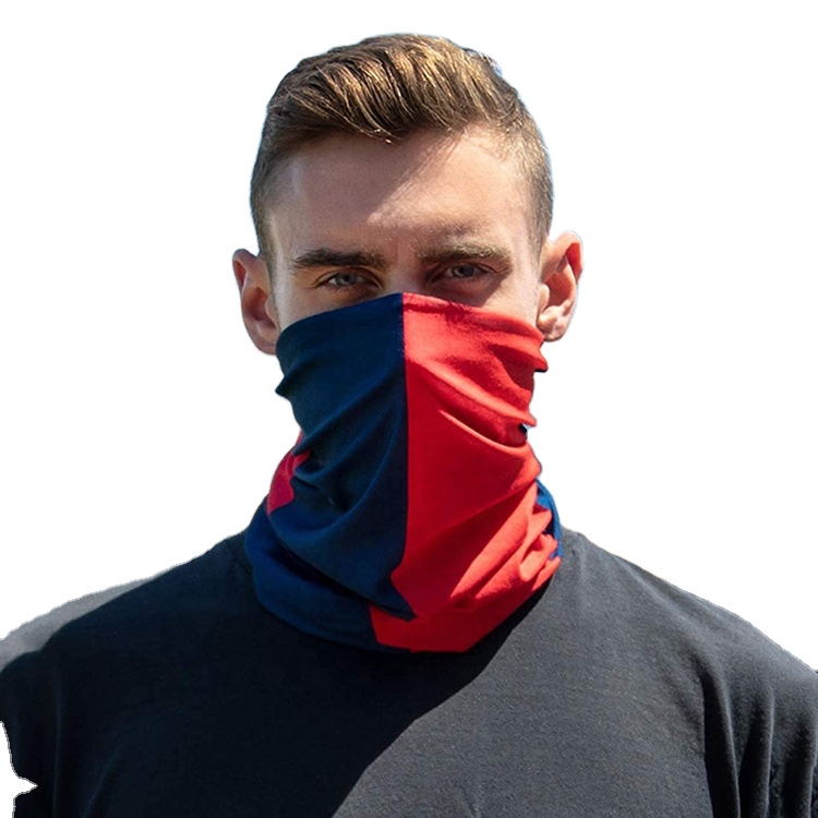Wholesale custom design print your logo buffs seamless tube tubular bandana scarf face cover neck gaiter with cheap price