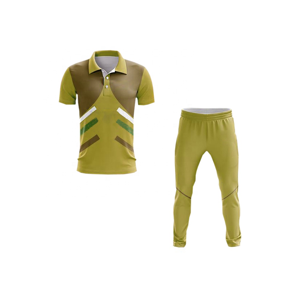 Cricket Uniforms with Custom Player Name & Number / Custom Printing 100% Polyester Cricket Uniforms Sports OEM Cricket Sublimate