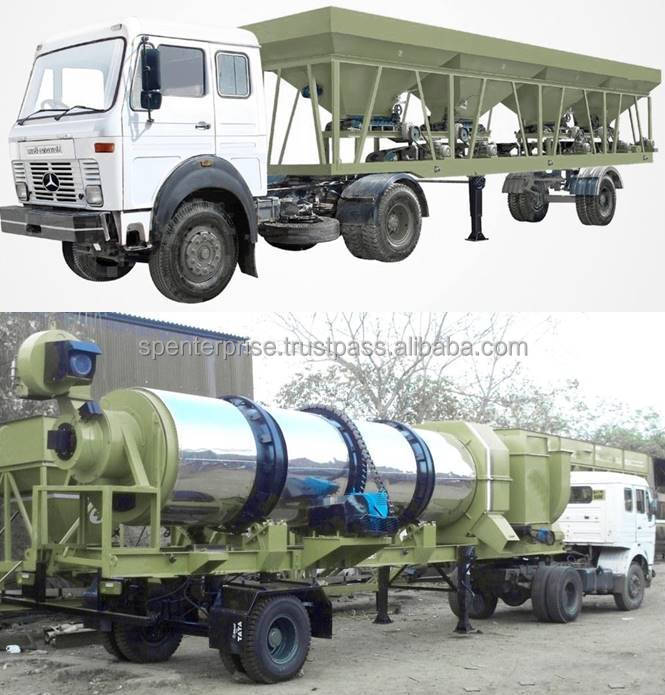 Модель: MSDM-60, 80 т/ч мобильный асфальтобетонный завод из индийского Сделано в Китае