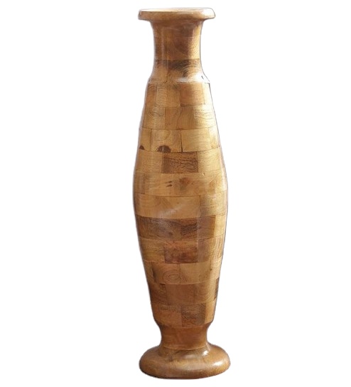 mango wood flower vases