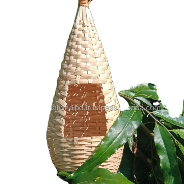 Expert Oriented Top Notch Quality Sustainable & Eco-friendly Hanging Grass Bamboo Birds Nest 100% Pure Handmade From Bangladesh