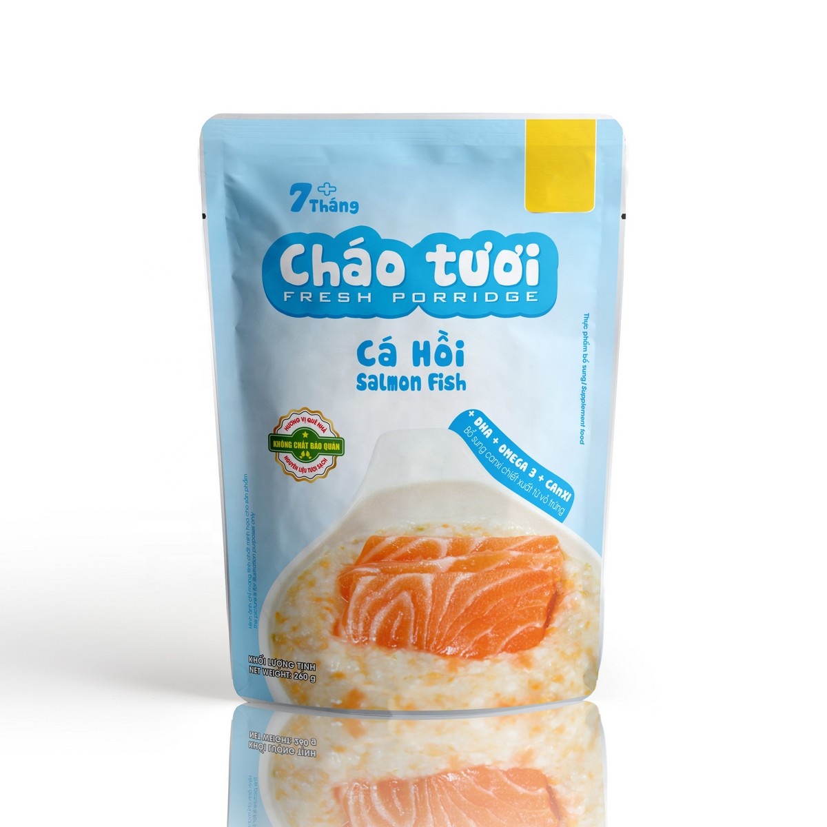Оптовая продажа, Вкусный Лосось и морские водоросли, рисовая каша, мгновенная каша из Вьетнама, лучший поставщик, свяжитесь с нами по лучшей цене