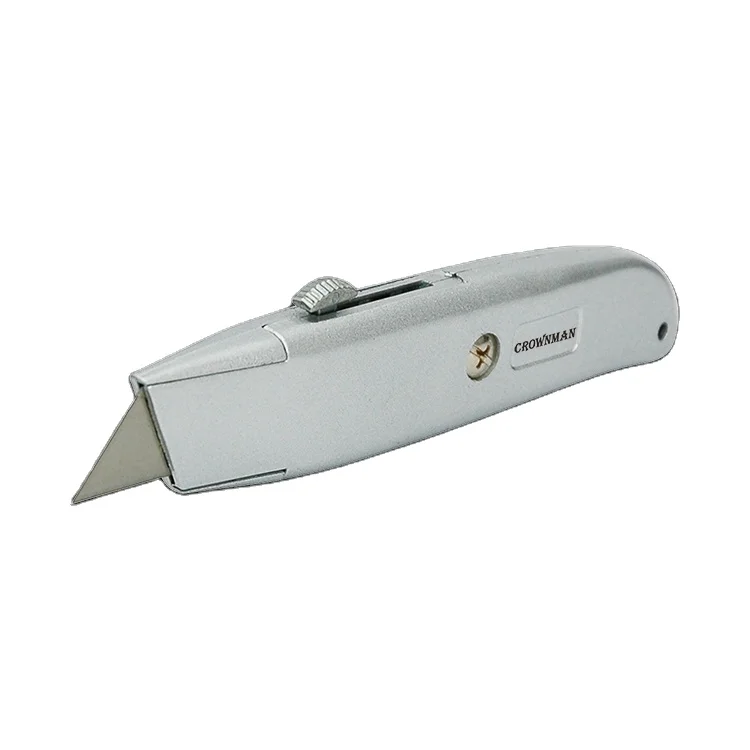CROWNMAN Cutting Tools Universal Knife 33MM Width Blade Folding Utility Knife Multi Hand Box Cutter Knife Cutter