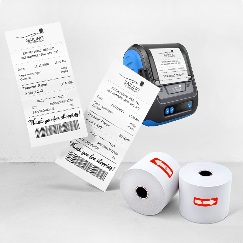 Factory Cash Register Paper Printing Machine для Cashier Receipt POS, ATM Bank Jumbo, Thermal Paper Roll, 80 мм, 57 мм