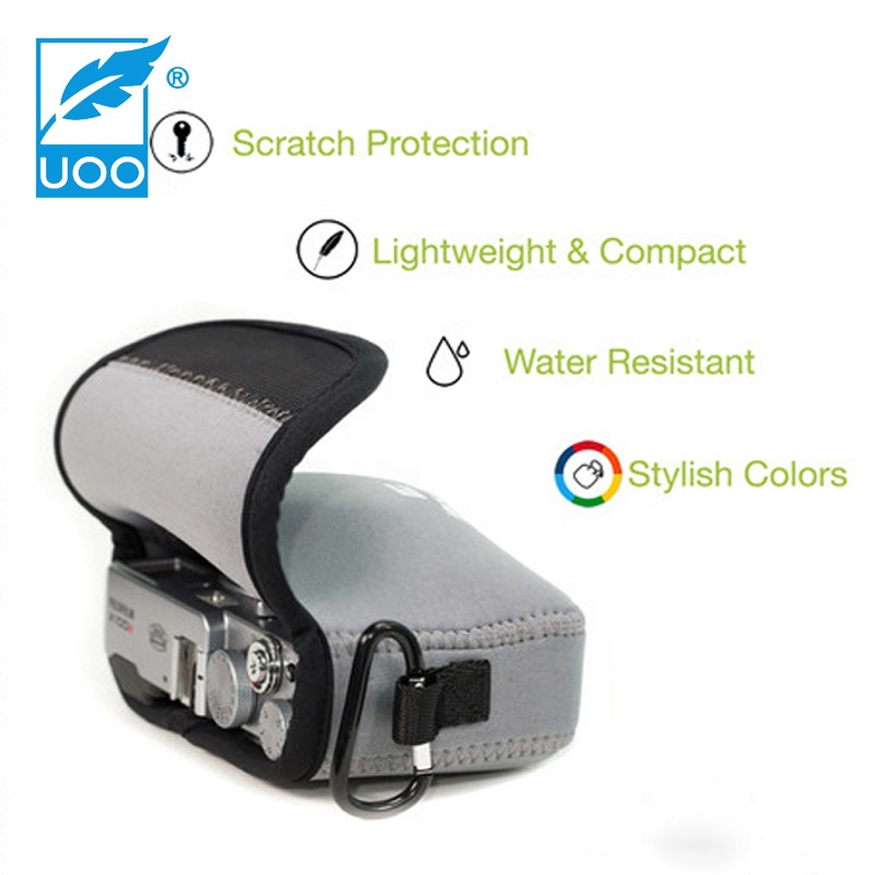 UOO Factory Custom Color and LOGO Ultralight Neoprene Camera Bag for Fuji Film X100T X100F or X100S