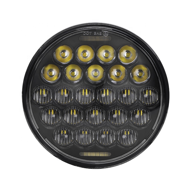 High Quality 5.75'' Inch Headlamp Motorcycle 75W 5D Headlight High Low Beam Special for Harley