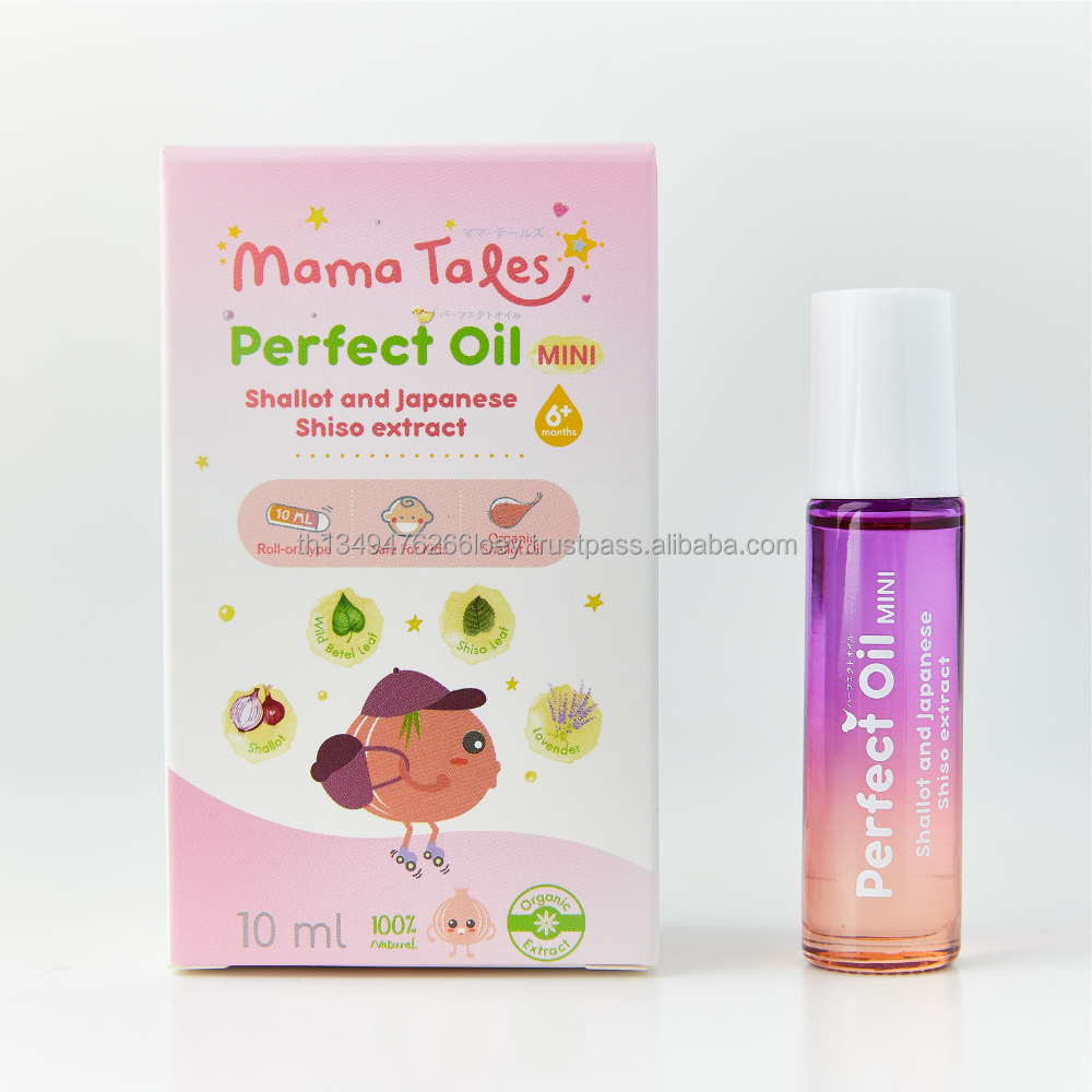 Natural Shallot Oil Roller For Baby Reduce Stuffy Nose And Helping Sleep Better Mama Tales Perfect Oil Mini 10ML.