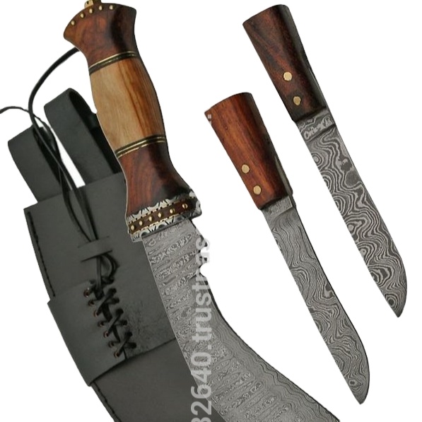 Дамасский нож Gurkha Kukri ручной работы на заказ
