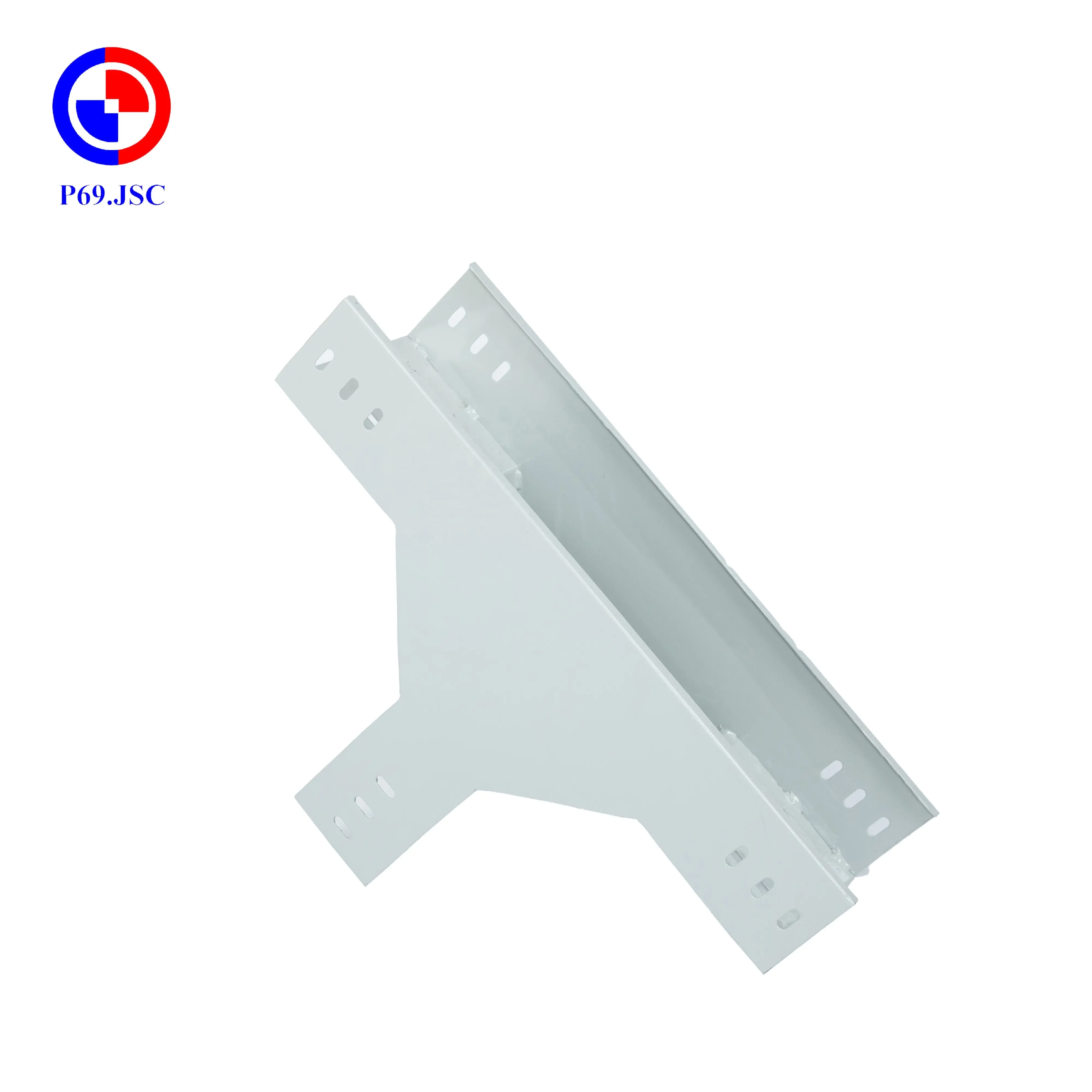 Downward T-Part Cable Tray Accessories Easy To Install Aging Resistant Protect Wires High Quality OEM Powder Coating P69