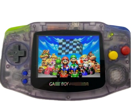 Профессионально отремонтированный IPS с подсветкой 10 уровней консоль Nintendo Advance с новым литым корпусом