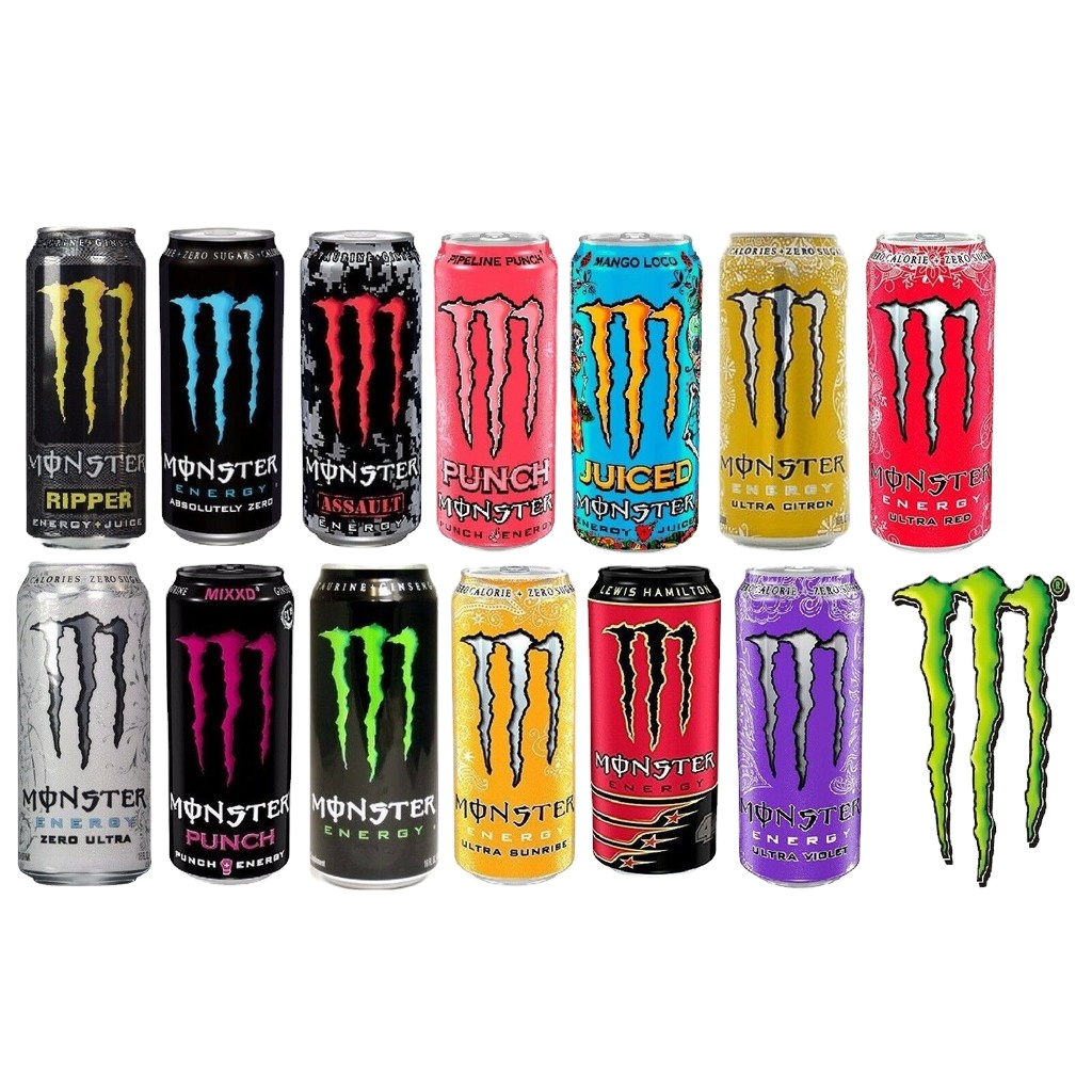 Энергетический напиток Monster 500 мл, американский страны происхождения, экспорт по всему миру