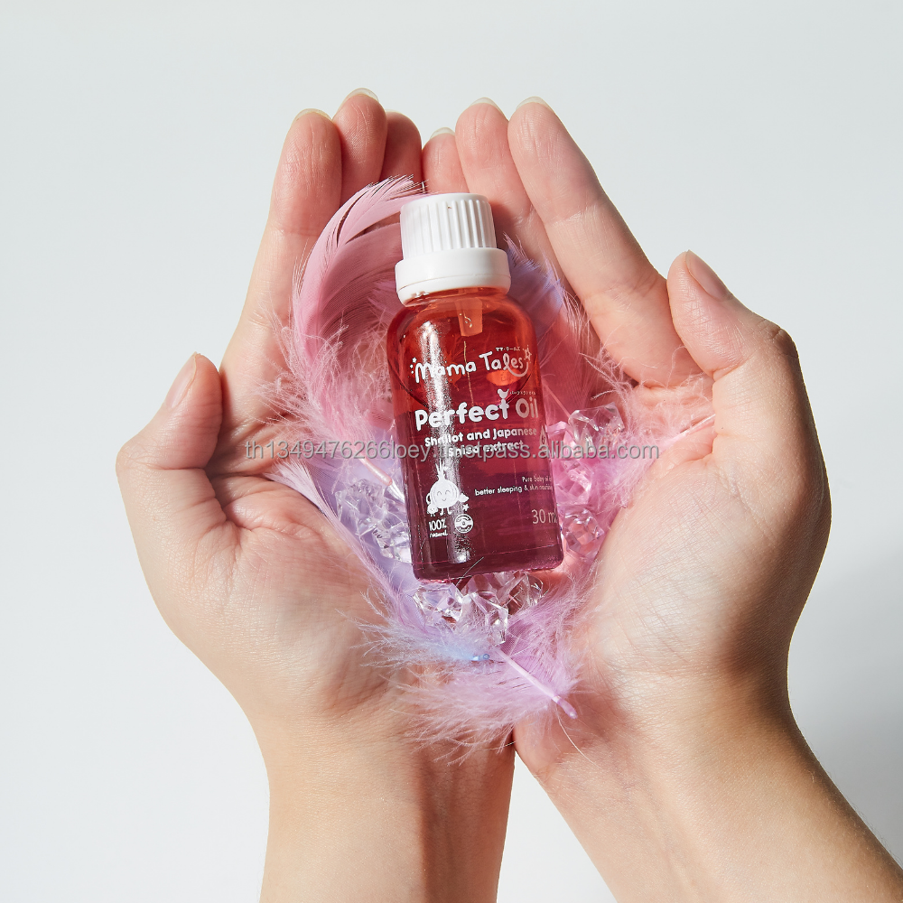 Organic Onion Oil For Baby Stuffy Nose Relieve And Promote Better Sleeping Thailand Products Mama Tales Perfect Oil 30ML.