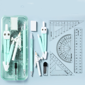 Ruler for primary school students ruler and compass learning set children's math drawing tools purpose ruler set wholesale