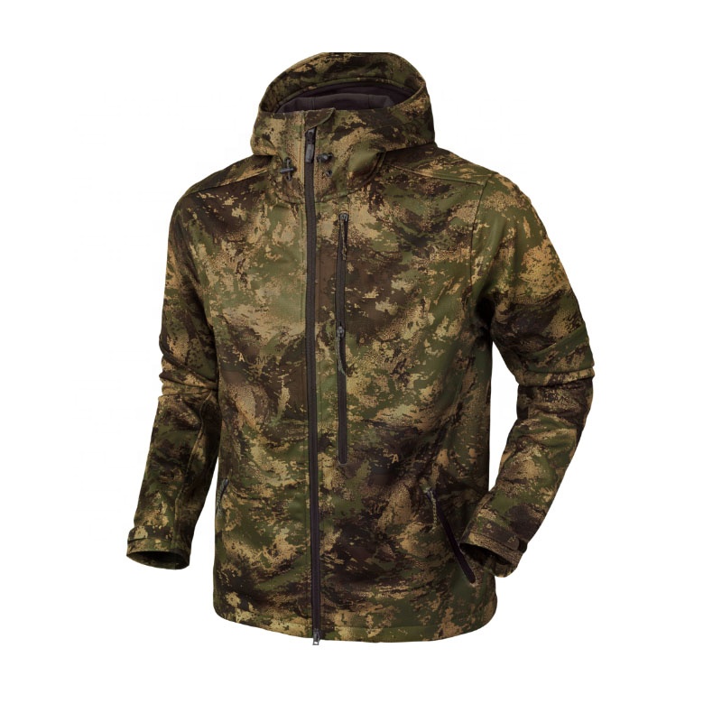 Камуфляжная охотничья куртка Mossy oak с флисовой подкладкой для мужчин, камуфляжная одежда