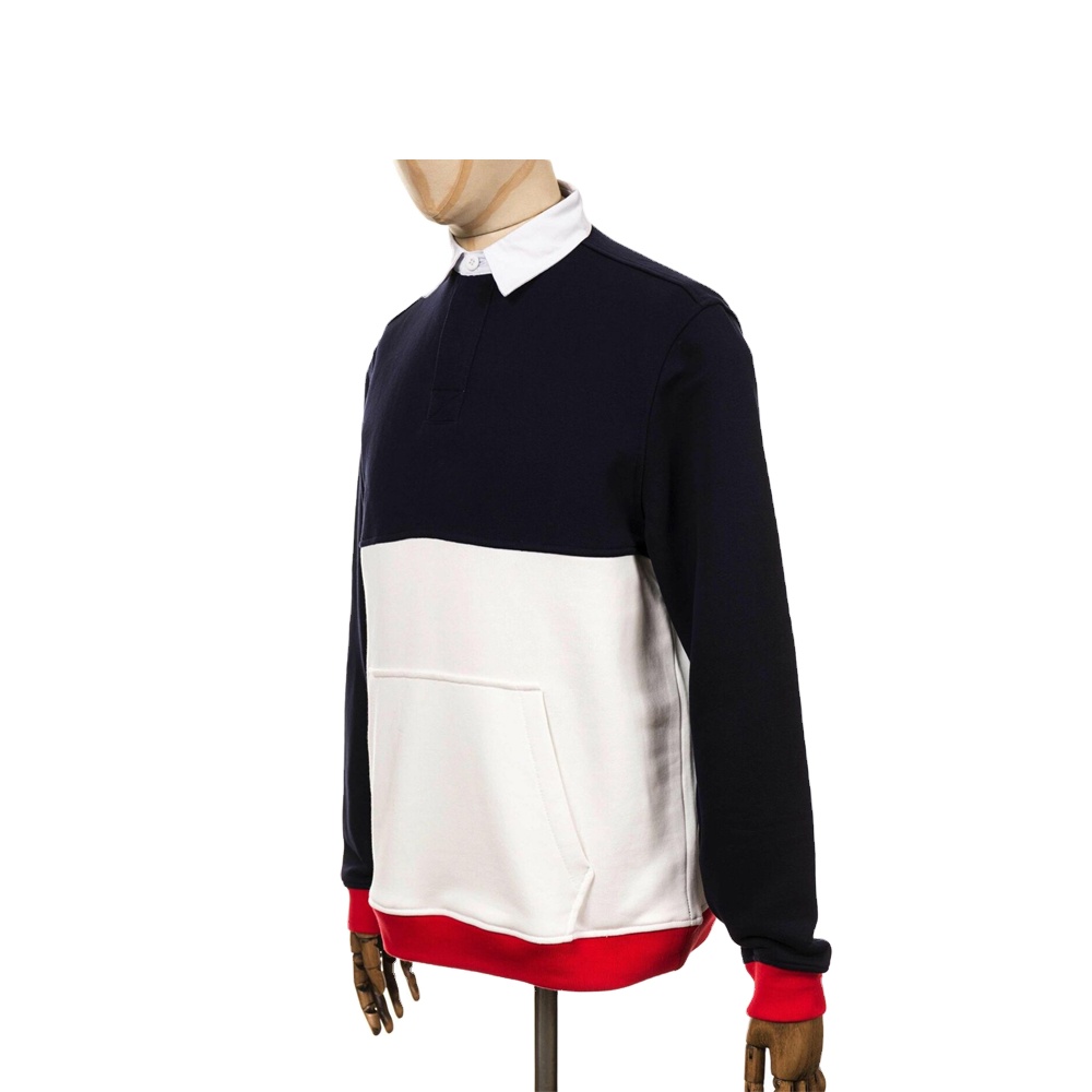 Wholesale Custom Design Rugby Shirt football uniforms wear Printing Sublimation Rugby Jersey striped rugby jersey