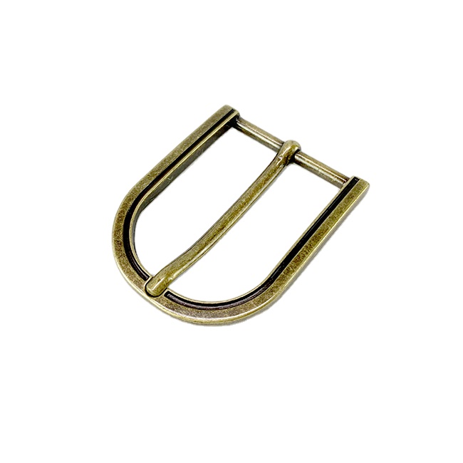 Shinny old brass color for jeans in 35mm belt buckle custom